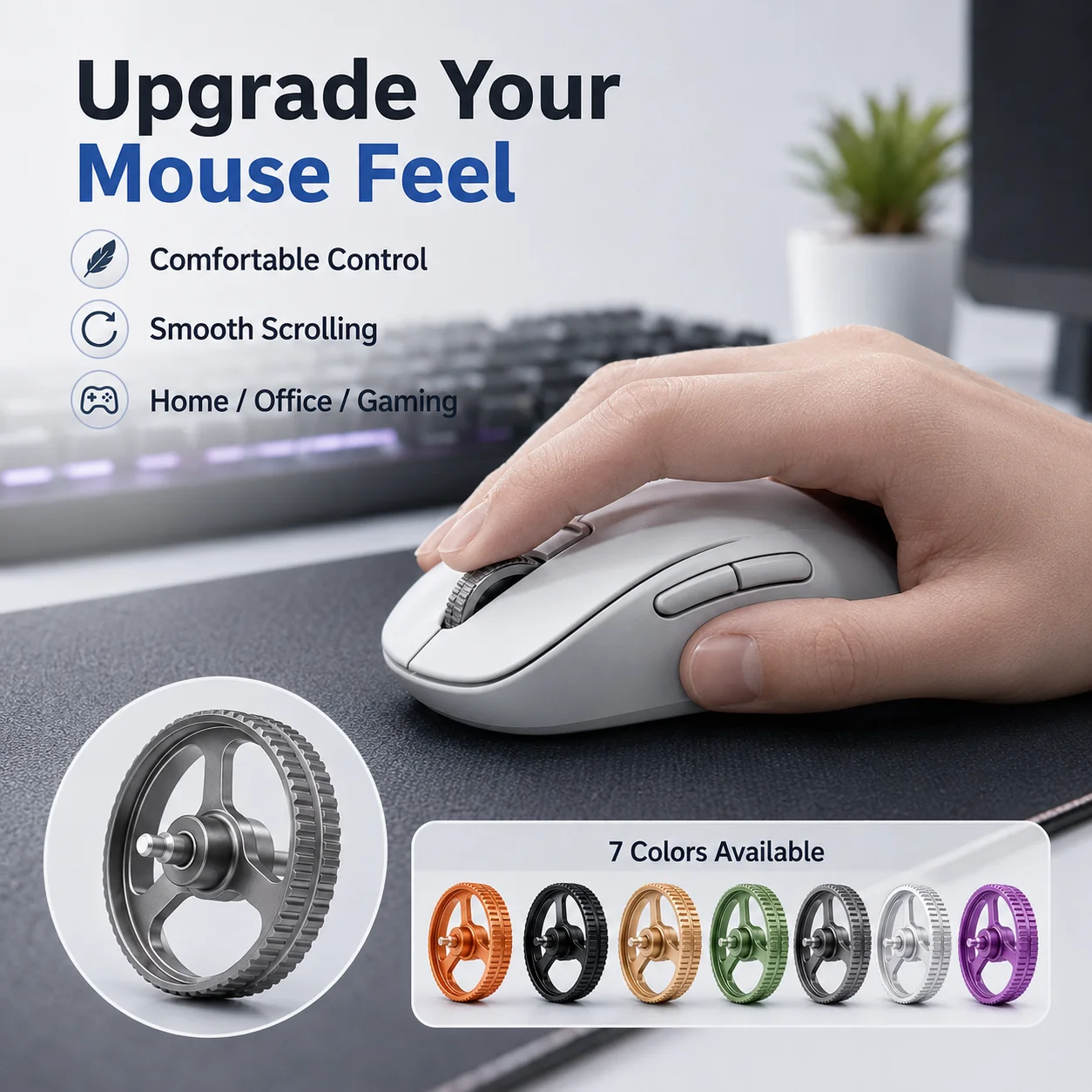 Logitech Mouse G Pro X Superlight - Rueda de desplazamiento de repuesto para